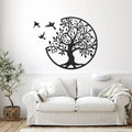Wooden Tree Of Life MDF Wall decor - Design with Birds