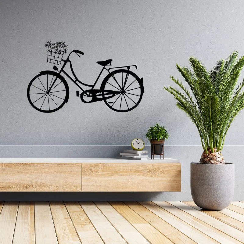 Wooden Cycle Wall Decor - For Home and Office