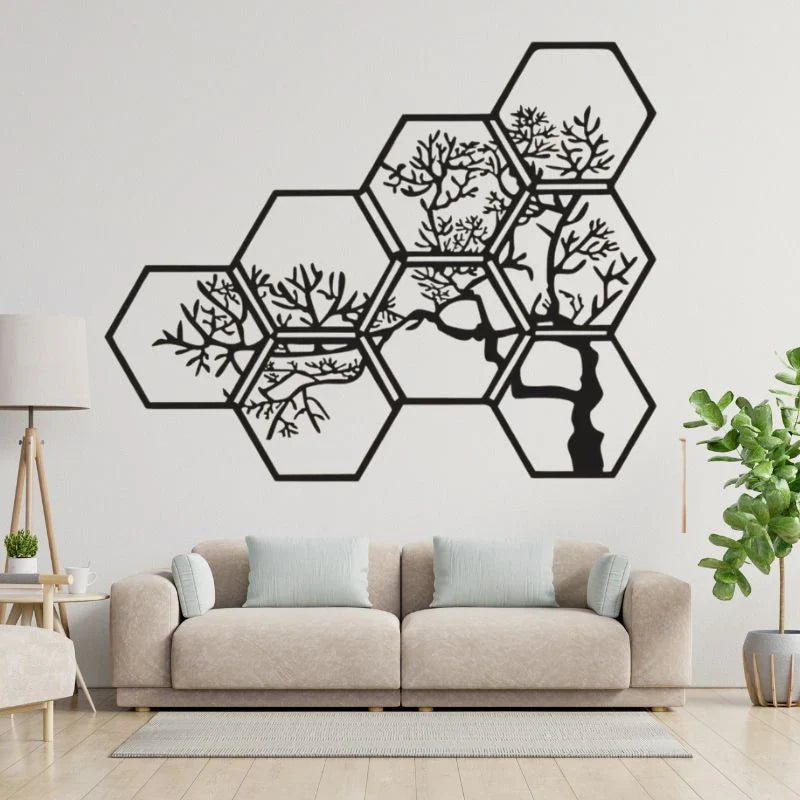 Wooden Tree Branch- Nature Inspired Wall Decor