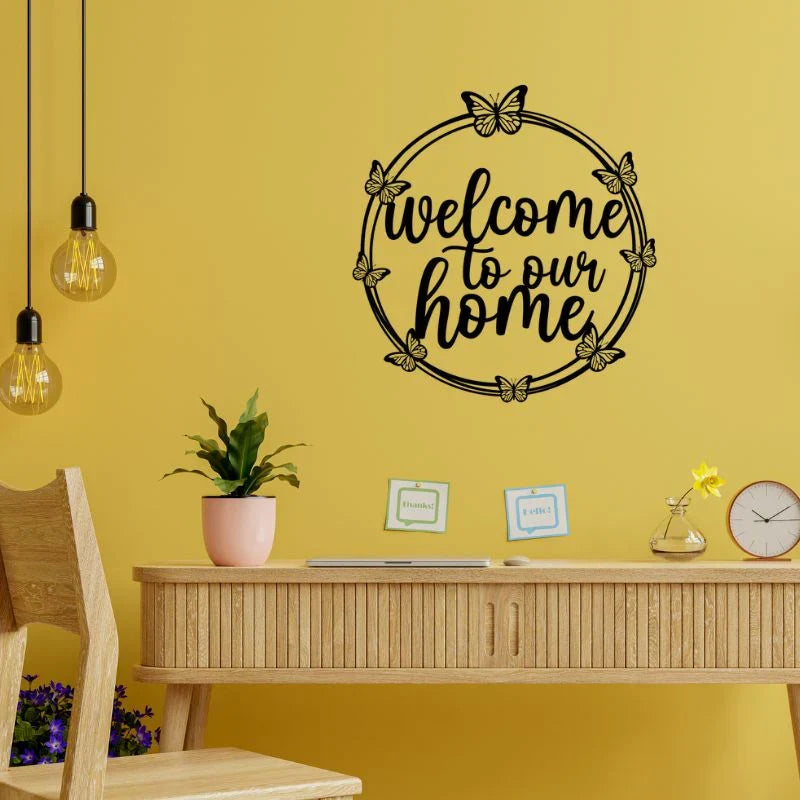 Elegant Wall Decor - Welcome To Our Home Frame