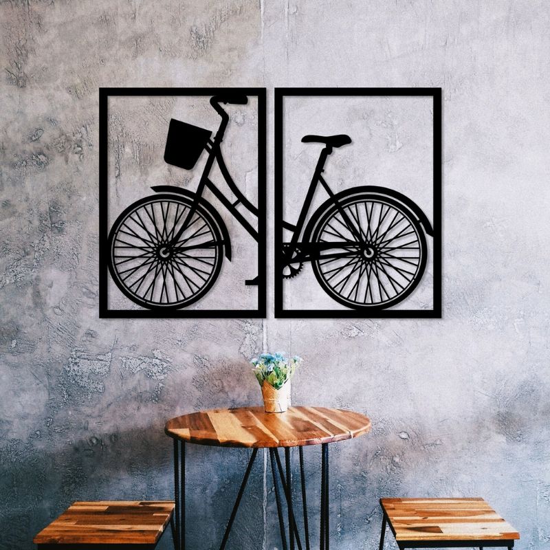 Wooden Cycle Wall Decor- Vintage Wall Decoration