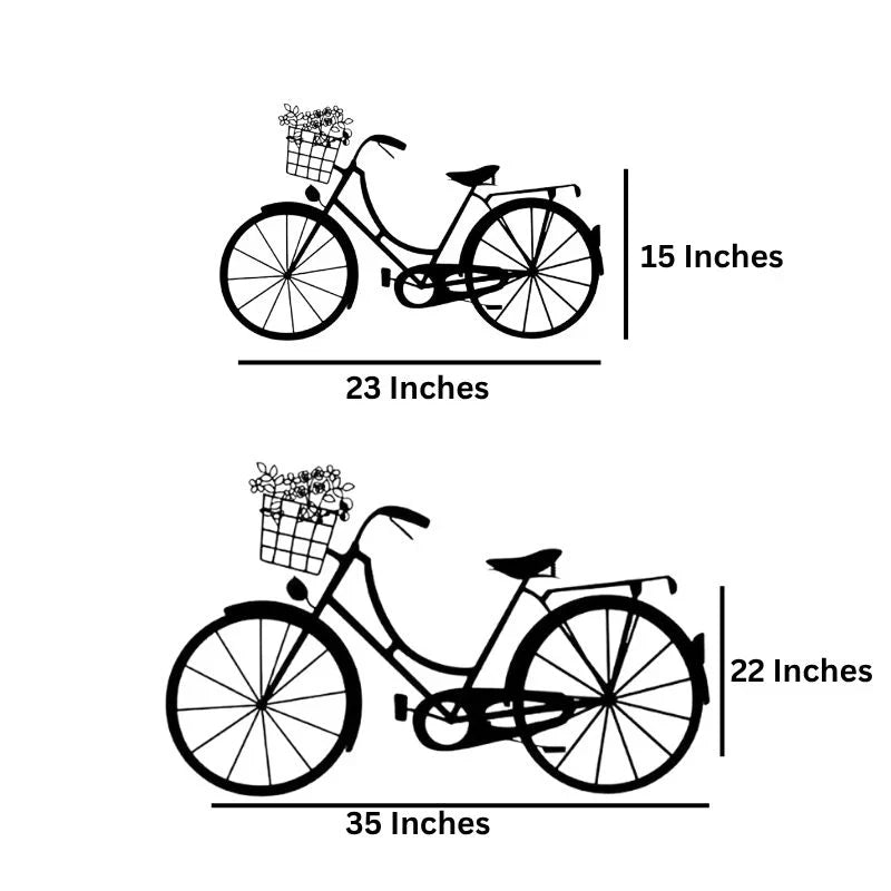 Wooden Cycle Wall Decor - For Home and Office