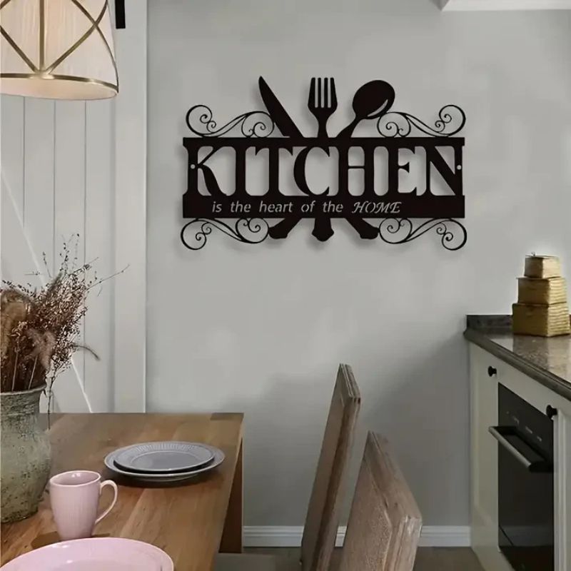 Premium Acrylic Kitchen Wall Art – The Kitchen is the Heart of the Home