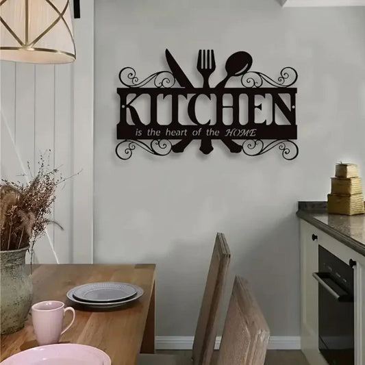 Premium Acrylic Kitchen Wall Art – The Kitchen is the Heart of the Home