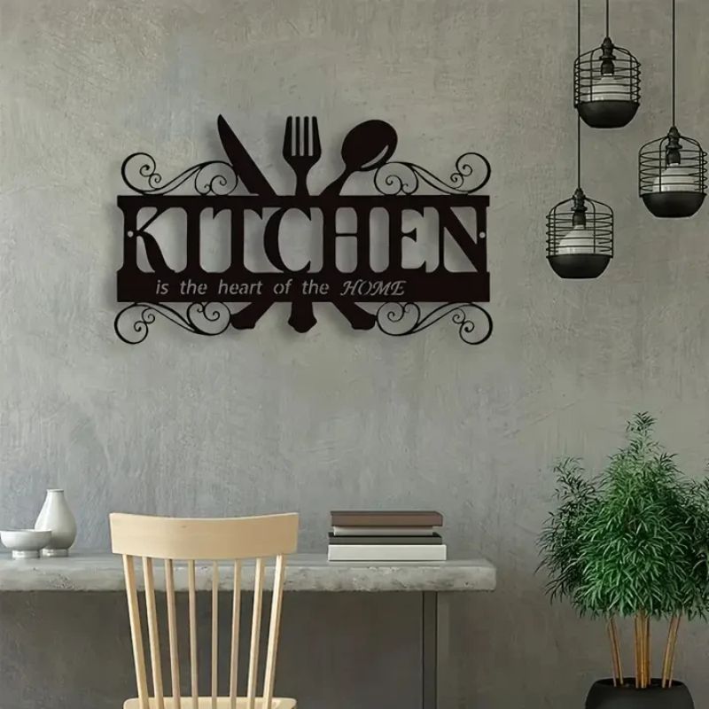 Premium Acrylic Kitchen Wall Art – The Kitchen is the Heart of the Home
