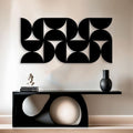 Premium Acrylic Half Circles 3D Wall Art – Modern Geometric Decor