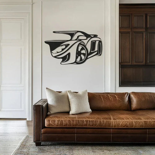 Acrylic Sports Car Wall Decor- 3D Modern Design