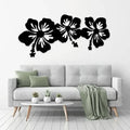 Hibiscus Floral Acrylic Wall Decor- 3D Design