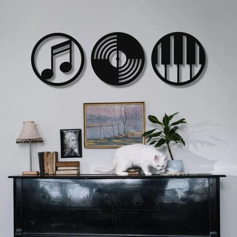 Music Notes 3D Premium Acrylic Wall Decor