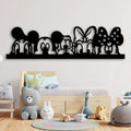 Mickey & Friends Cartoon Wall Decor – Premium Acrylic 3D Design