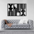 Wooden Bohemian Style wall Decor - Set of 3